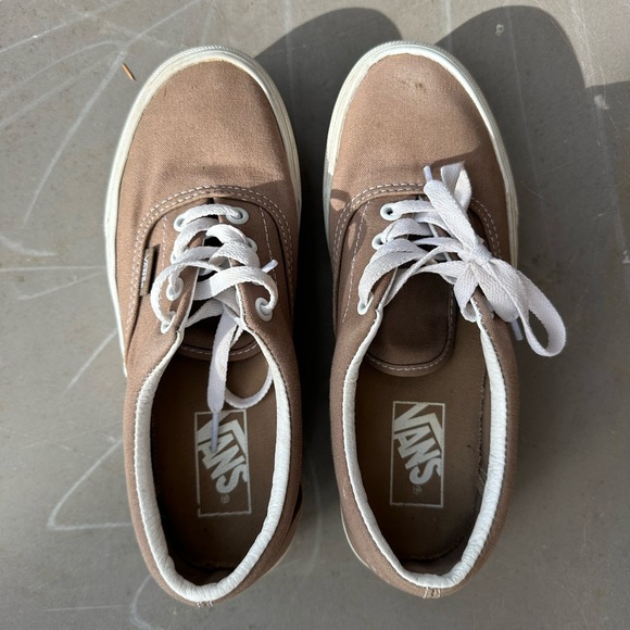 Vans Women's Tan Platform Sneakers - Picture 2 of 6